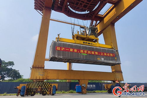 守滬者聯(lián)盟 丨4萬(wàn)份農(nóng)產(chǎn)品裝車 廣西開(kāi)行援滬物資專列