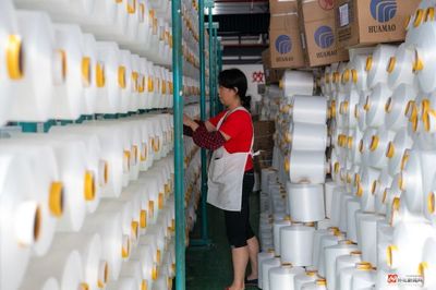 圖說(shuō)懷化│帆布生產(chǎn)