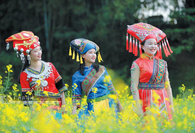 高清圖集:春和景明三月三 壯鄉(xiāng)歡歌“云”端揚